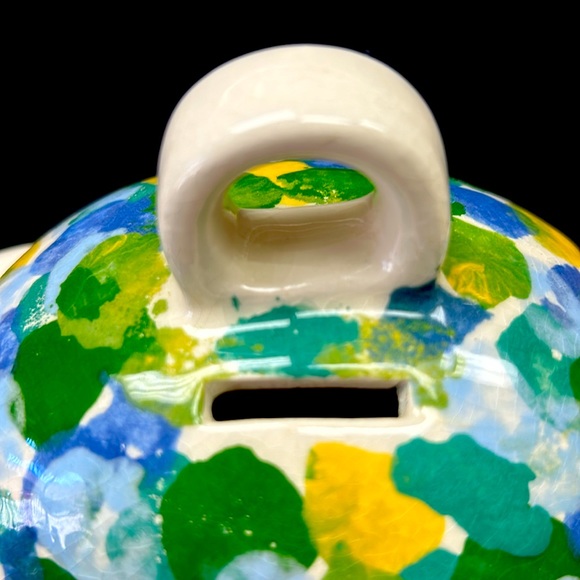 Vintage ceramic hand painted anthropomorphic piggy bank - Picture 5 of 9